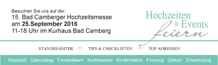 Banner Hochzeiten und Events